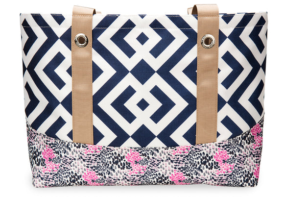 Brooke Navy Classic Tote