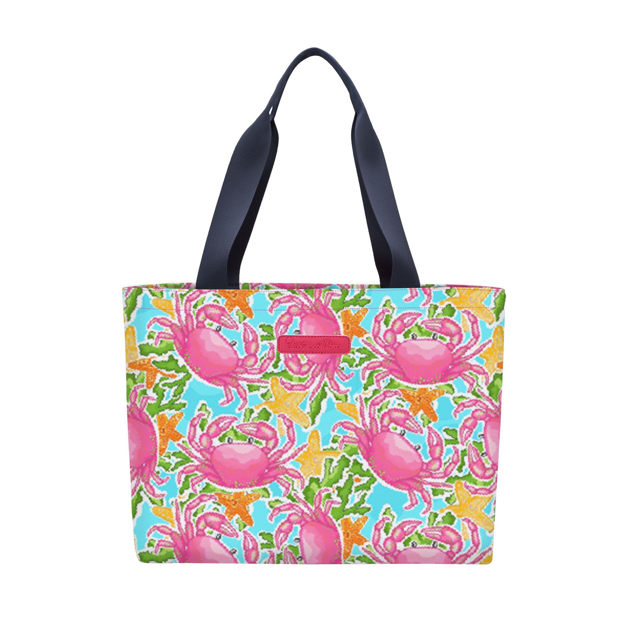 Salt & Palms Beach Tote - Crabs