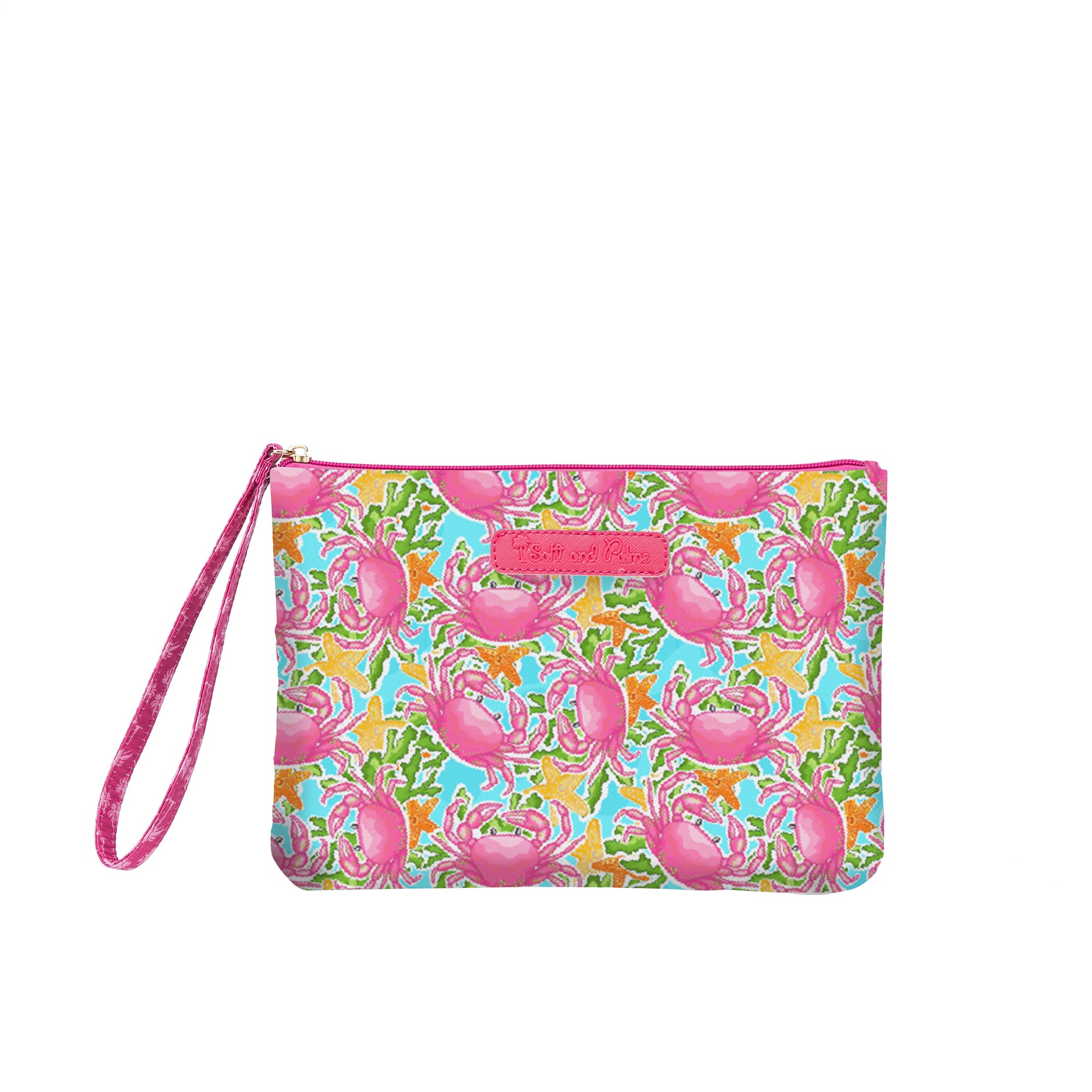 Salt & Palms Cosmetic Clutch - Crabs