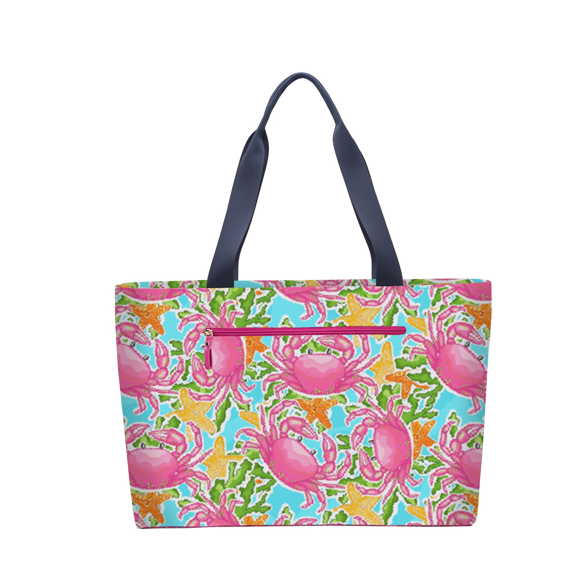 Salt & Palms Cooler Tote - Crabs