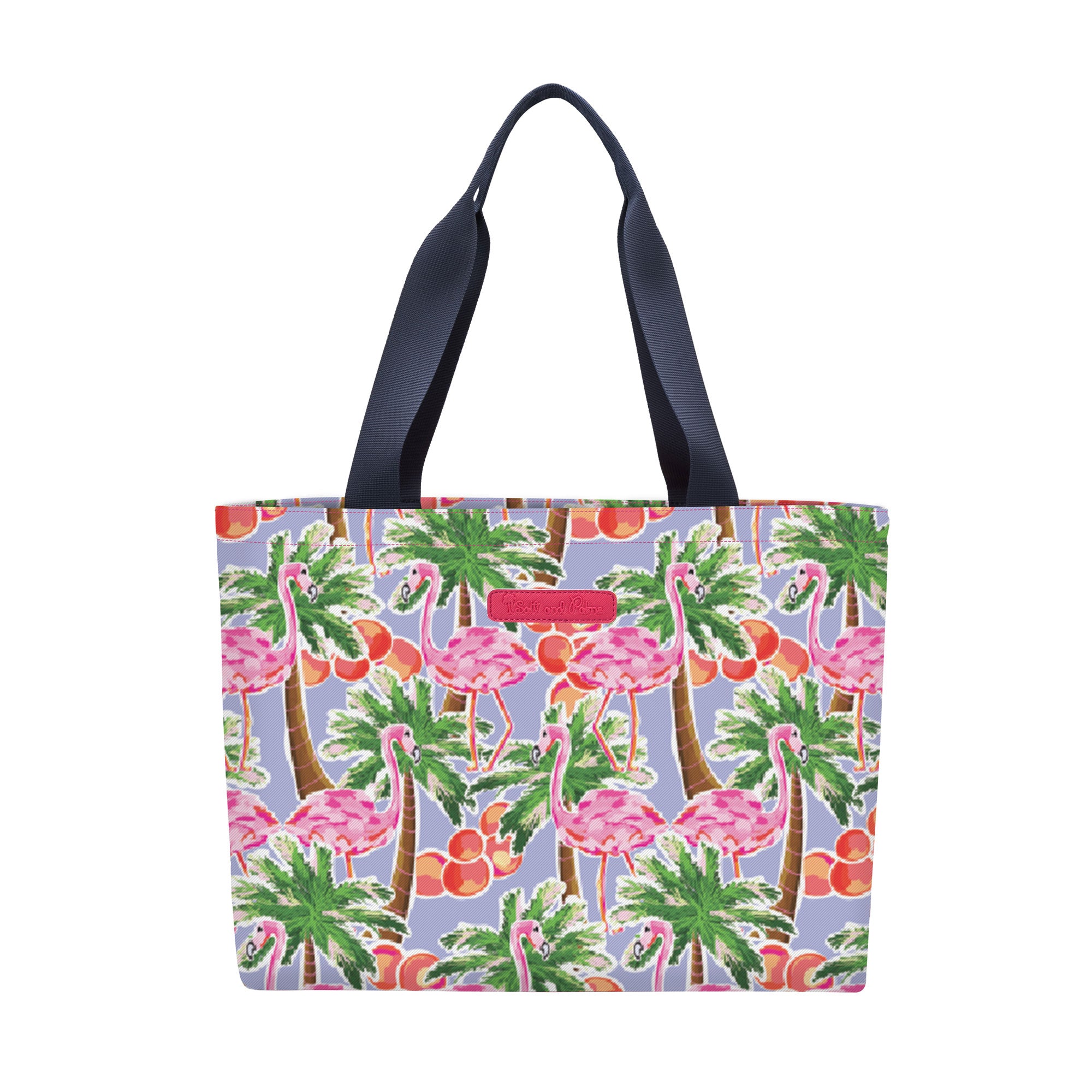 Salt & Palms Beach Tote - Flamingo
