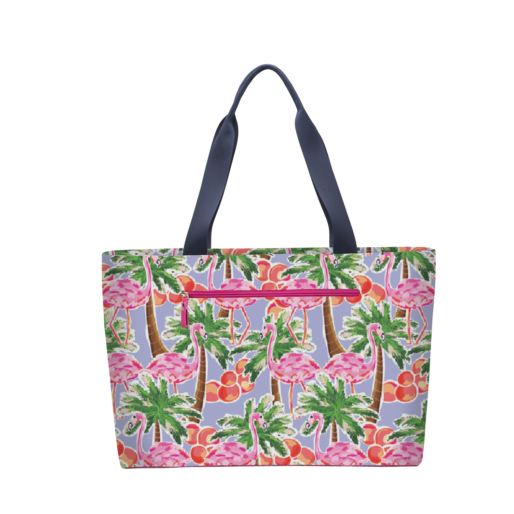 Salt & Palms Cooler Tote - Flamingos