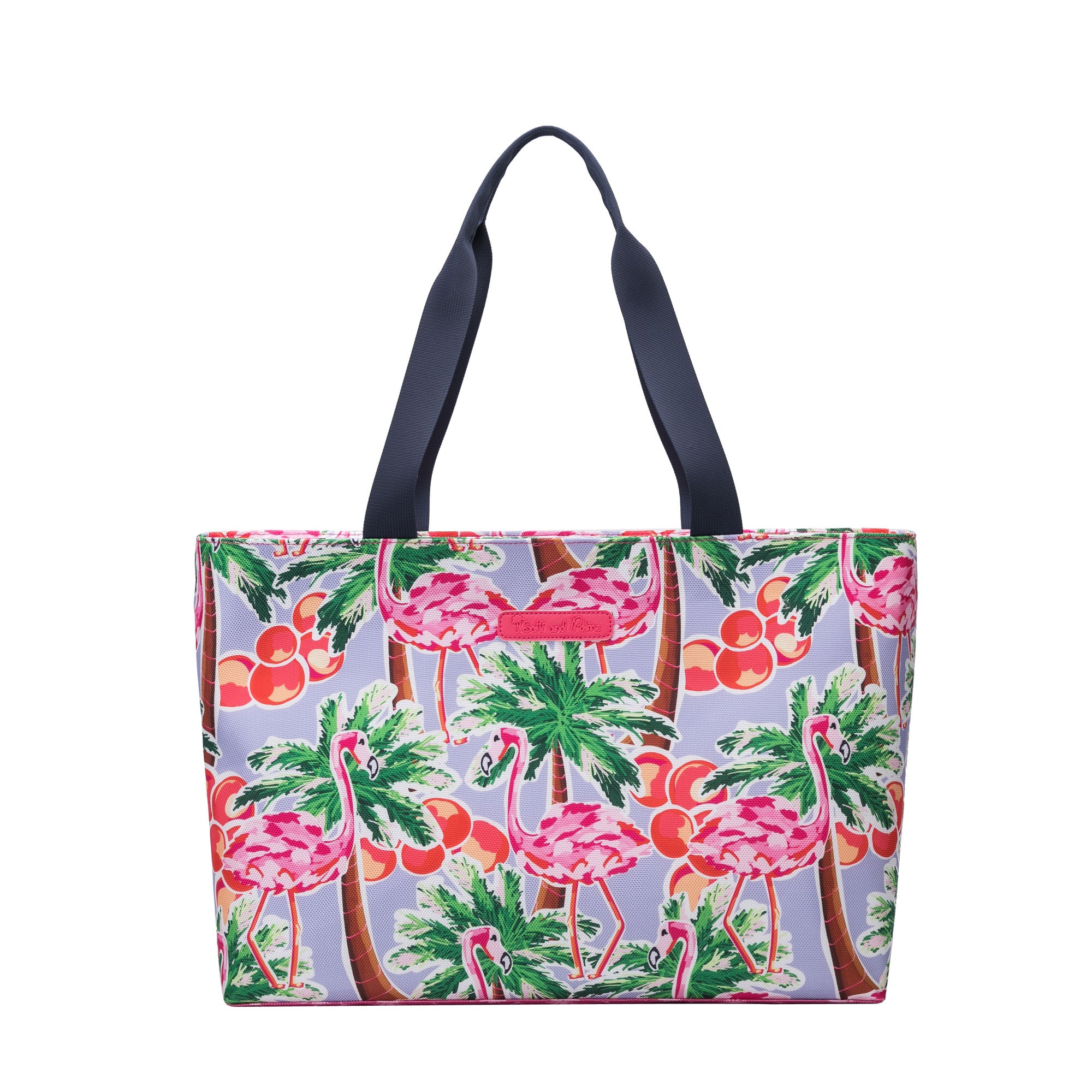 Salt & Palms Cooler Tote - Flamingos