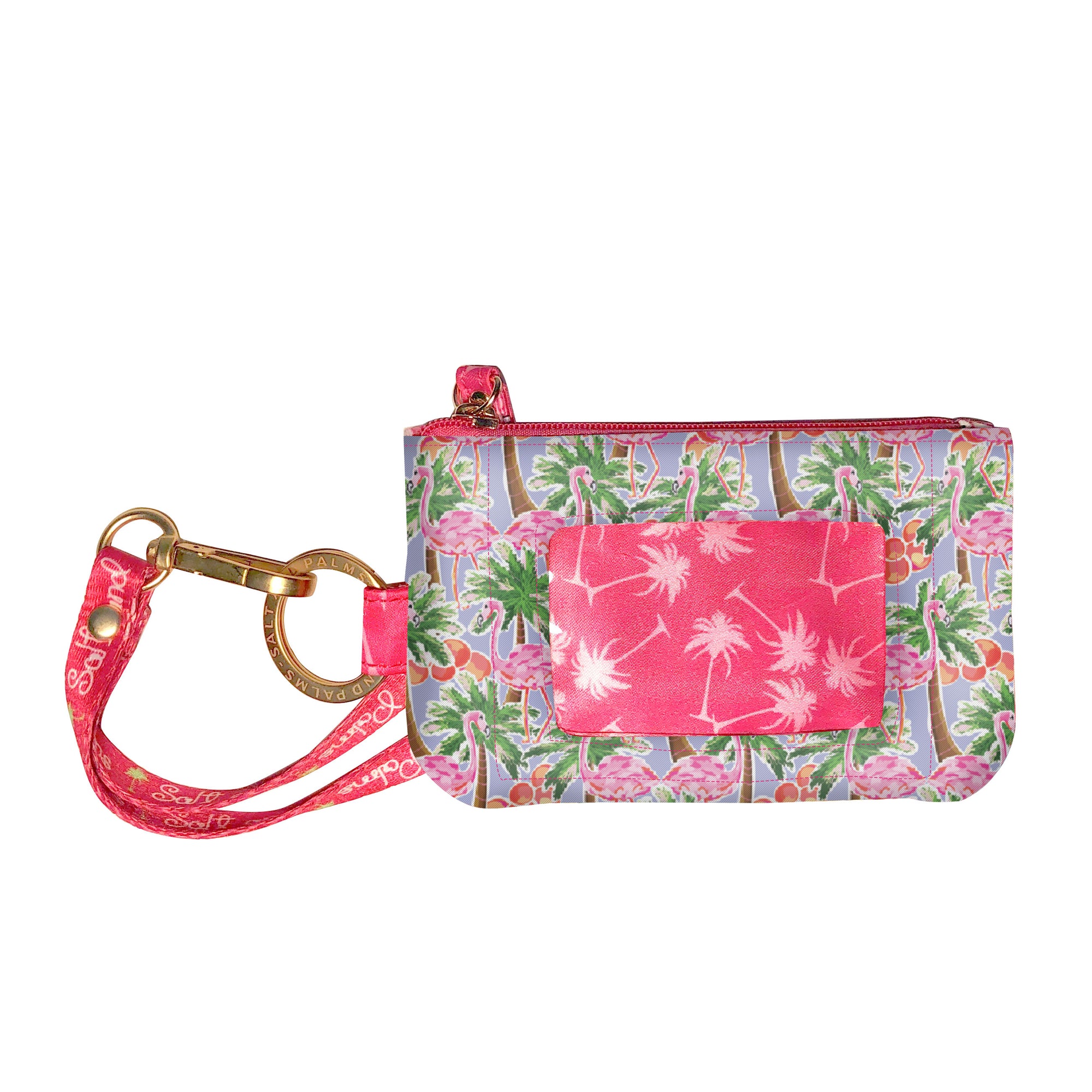 Salt & Palms ID Case - Flamingos