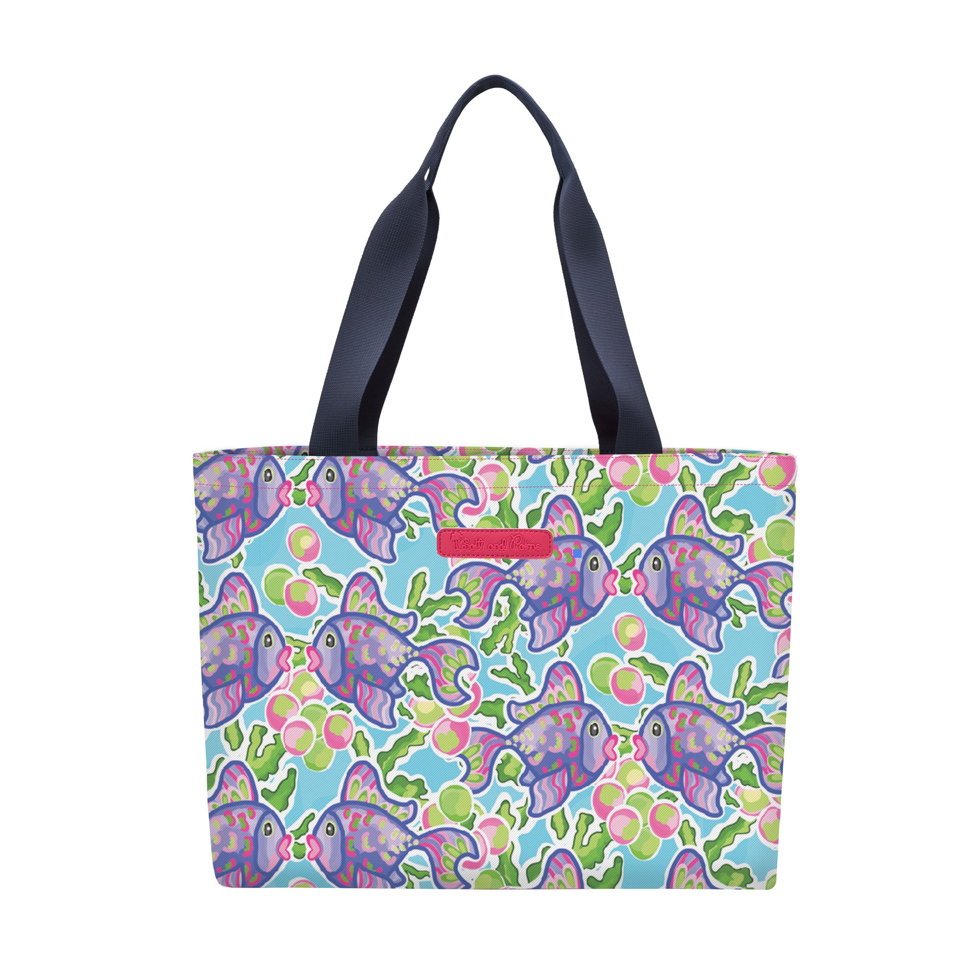 Salt & Palms Beach Tote - Blow Fish