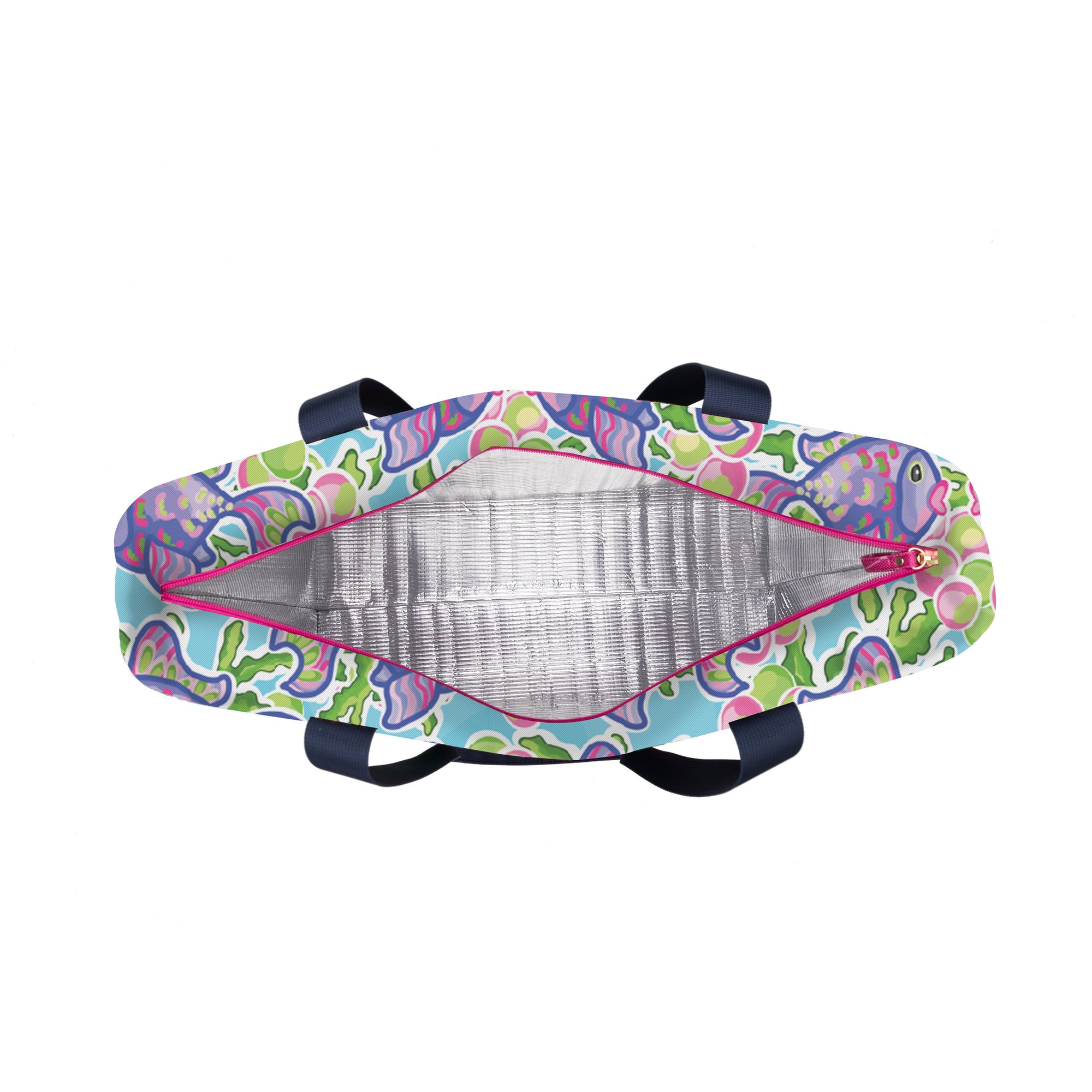 Salt & Palms Cooler Tote - Blow Fish