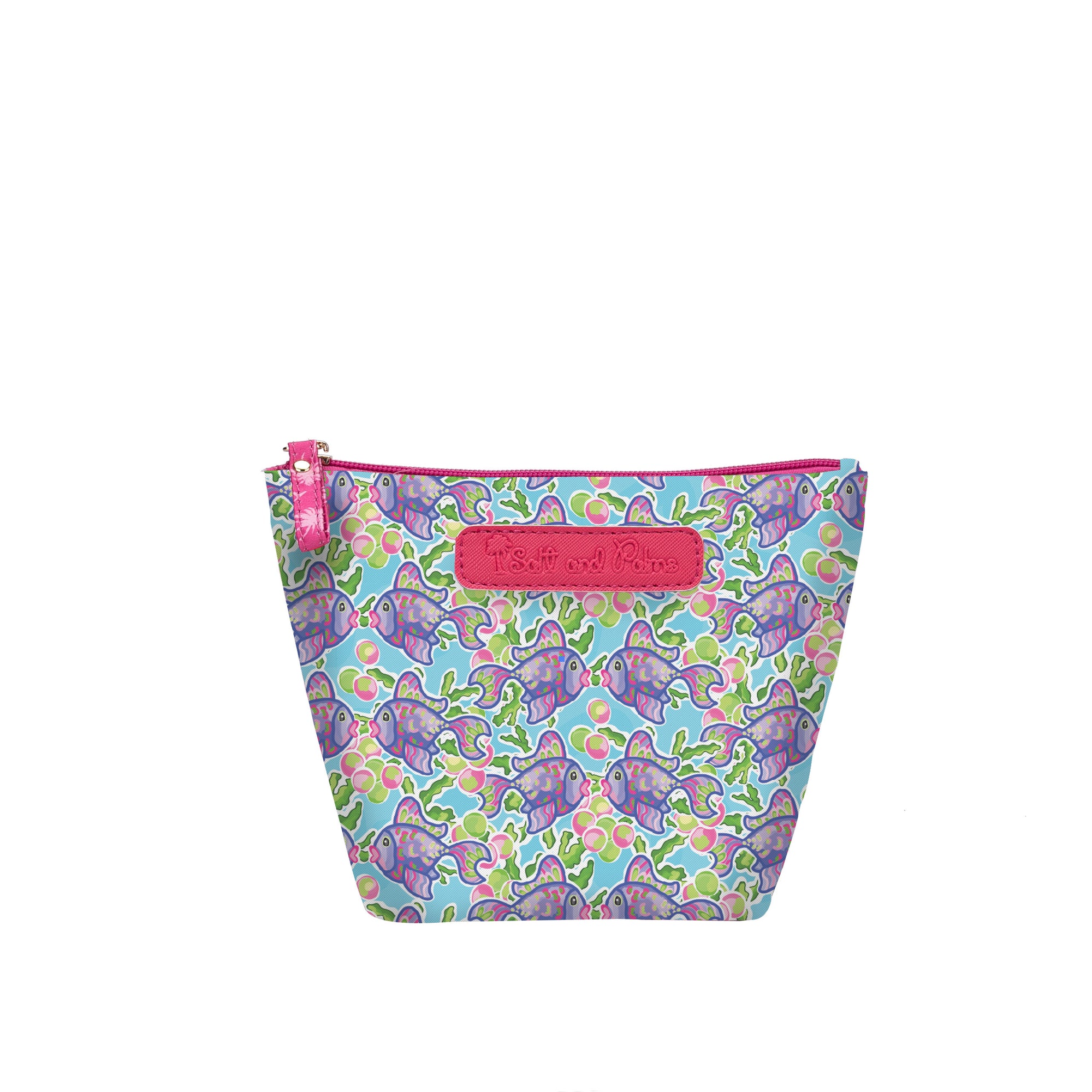 Salt & Palms Cosmetic Pouch - Blow Fish