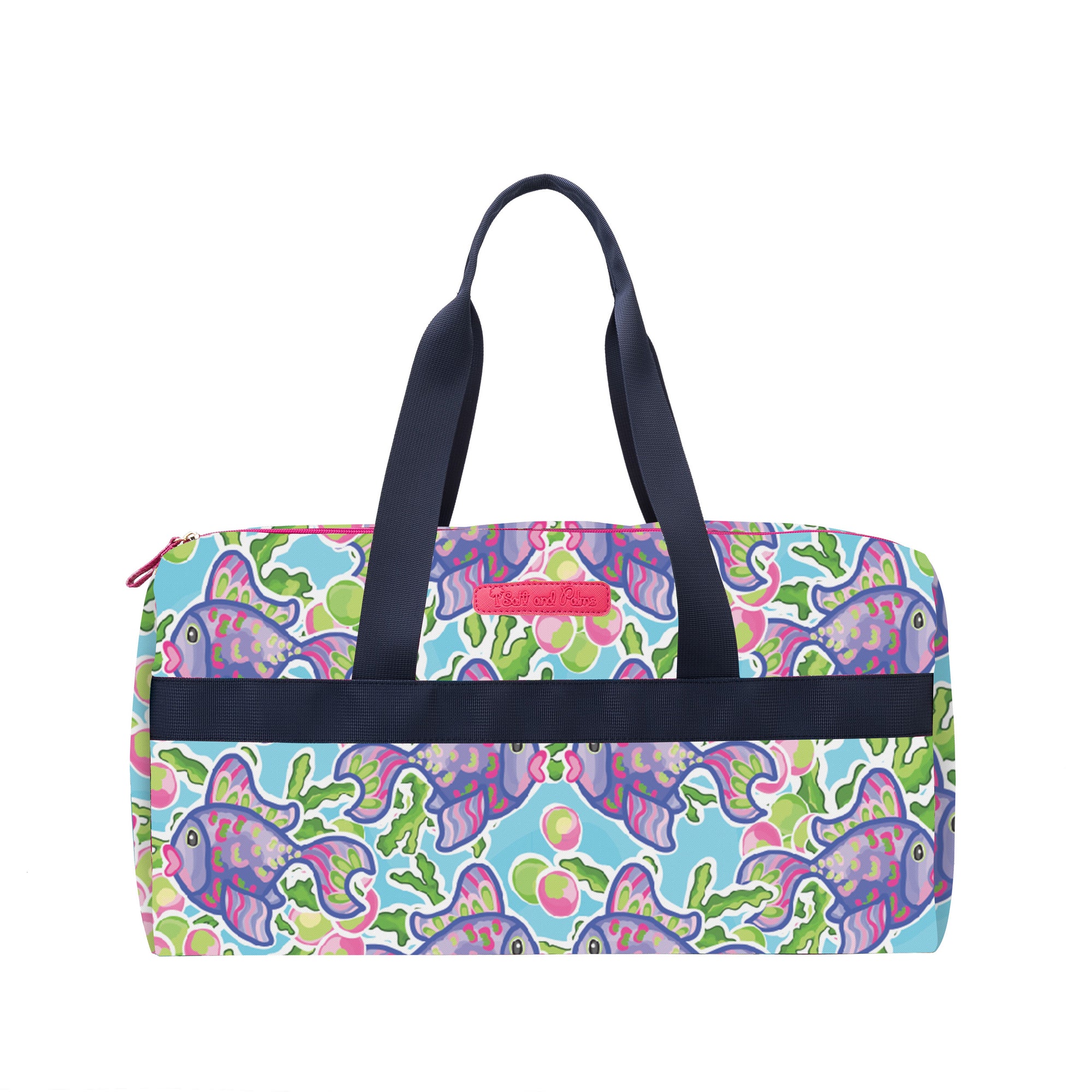 Salt & Palms Utility Tote - Blow Fish - Piper Layne Bags