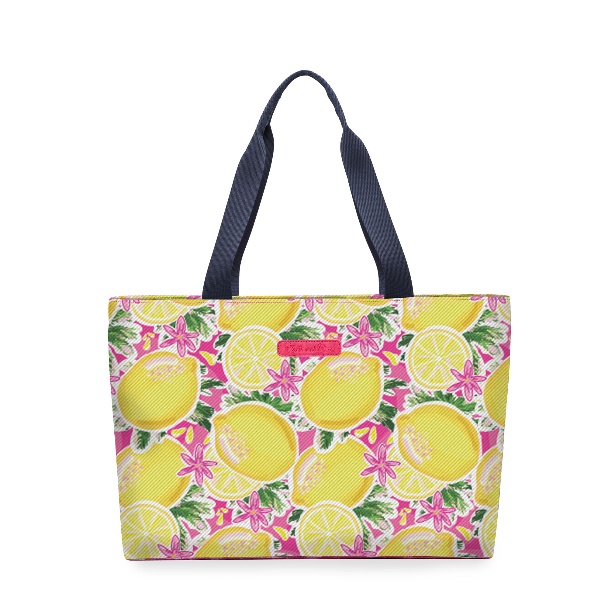 Salt & Palms Cooler Tote - Lemons