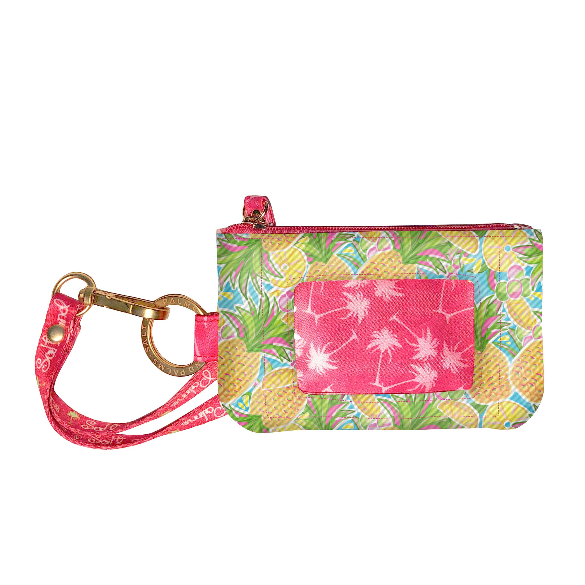 Salt & Palms ID Case - Pineapples