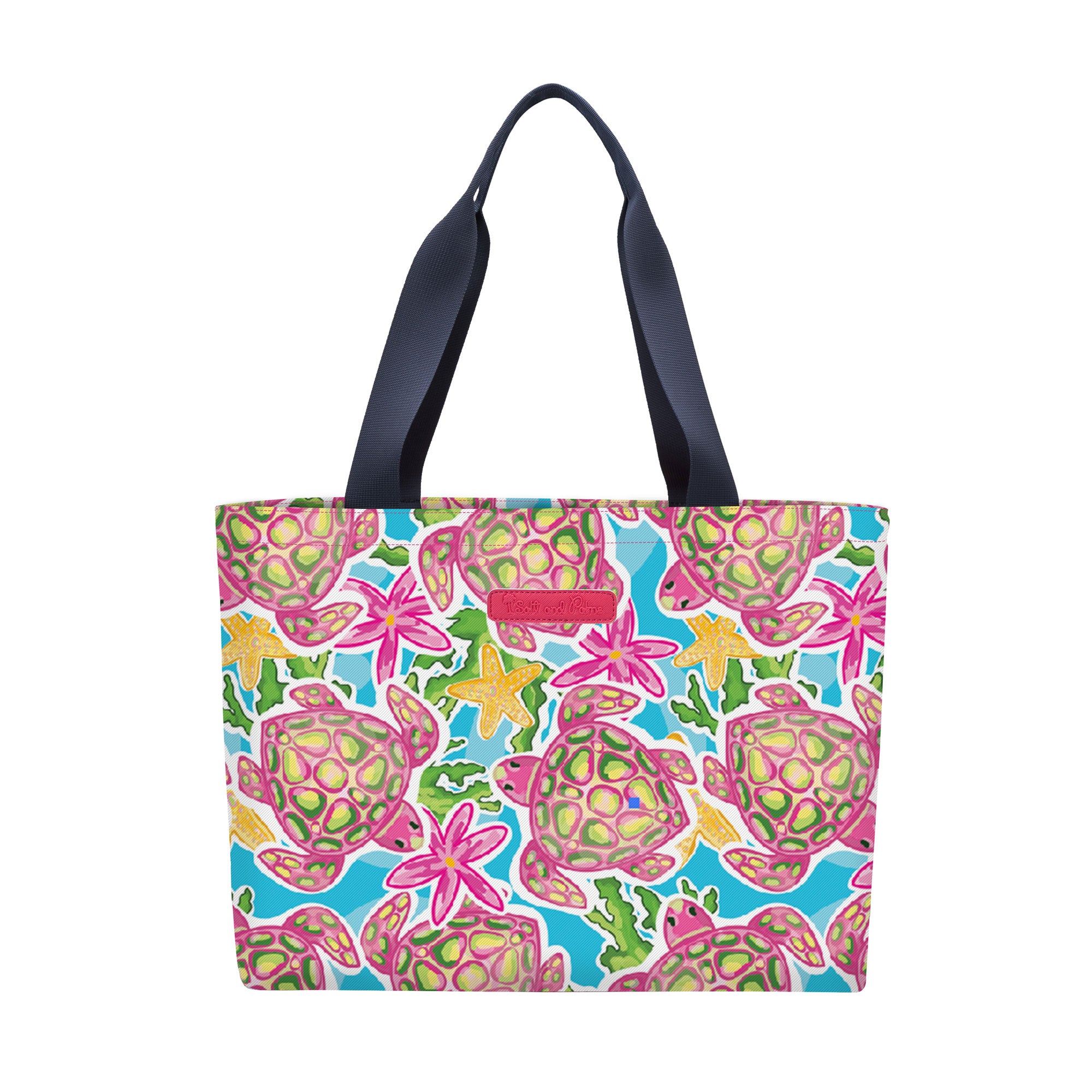 Salt & Palms Beach Tote - Sea Turtles