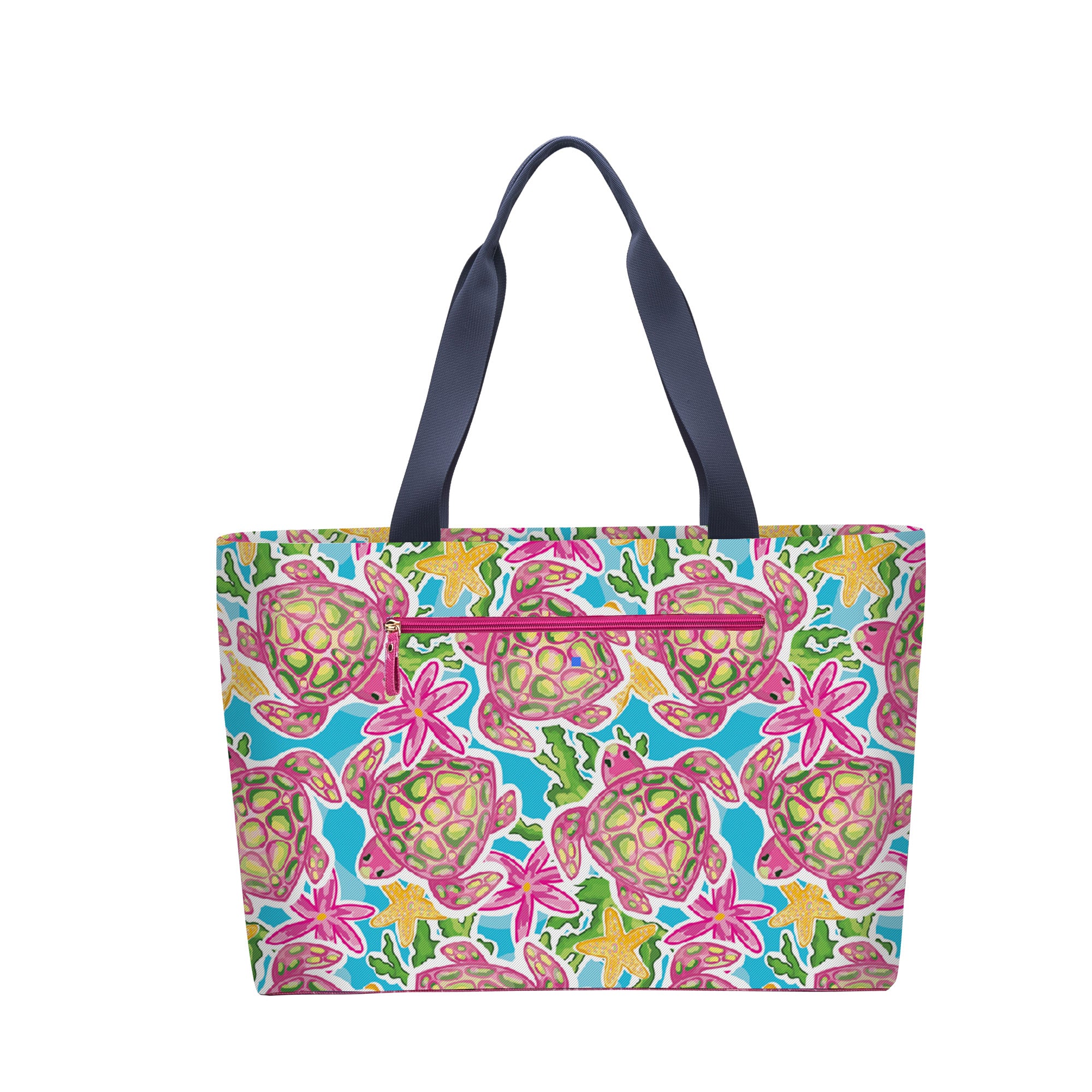 Salt & Palms Cooler Tote - Sea Turtles