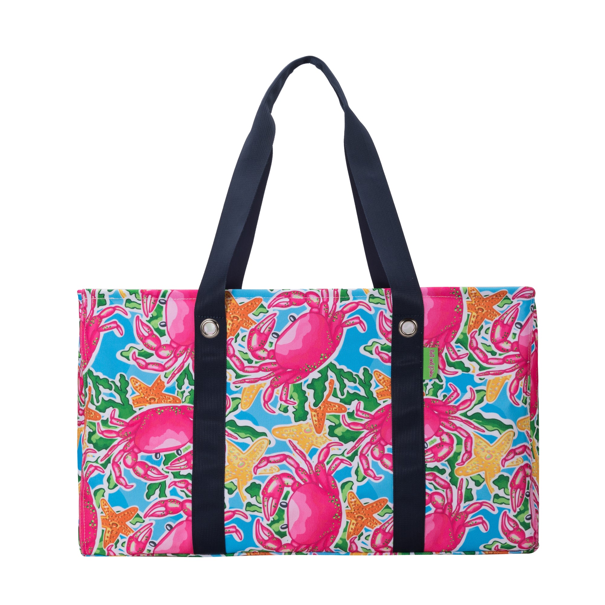 Salt & Palms Utility Tote - Crabs
